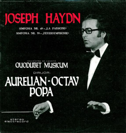 Muzică Clasică - Joseph Haydn - Simfonia Nr. 49 - „La Passione” / Simfonia Nr. 59 - „Feuersymphonie”, (Disc Vinil)