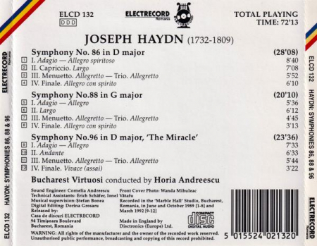 Joseph Haydn - Symphonies, (CD) [1]