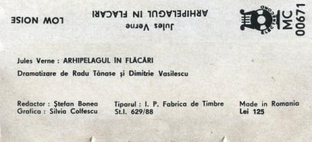 Jules Verne - Arhipelagul În Flăcări, (Casetă Audio) [1]