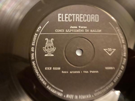 Jules Verne - Cinci Săptămîni În Balon, (Disc Vinil) [1]