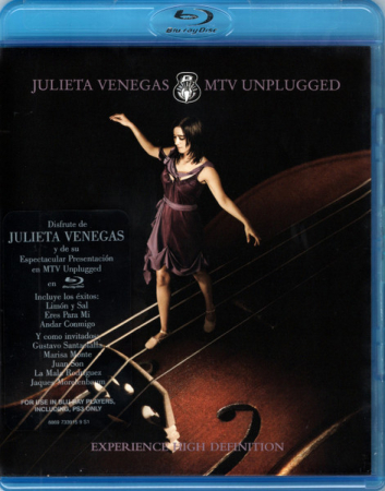 Video(Blu-Ray/DVD/VHS) - Julieta Venegas – MTV Unplugged