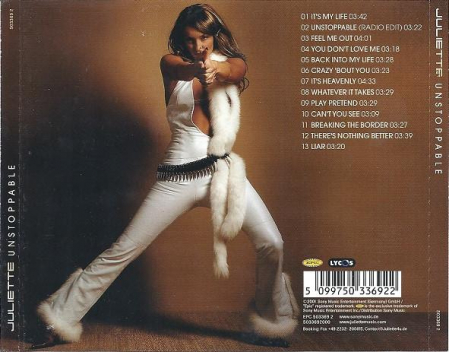 Juliette - Unstoppable , (CD) [1]