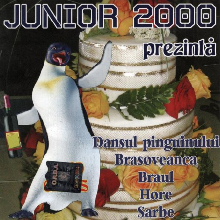 Cd-uri - Junior 2000 - Prezintă Dansul Pinguinului - Brasoveanca - Braul - Hore - Sarbe (CD)