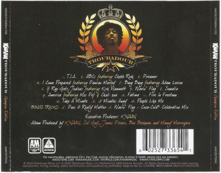 K'naan - Troubadour (Champion Edition), (CD) [1]