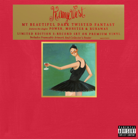 Hip-Hop - Kanye West – My Beautiful Dark Twisted Fantasy (Disc Vinil)