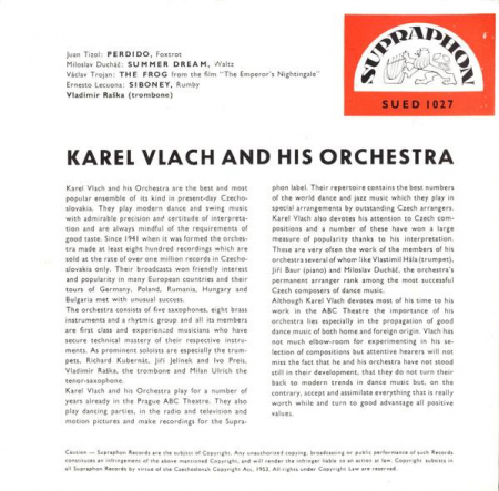 Karel Vlach Orchestra - Perdido, (Disc Vinil) [1]