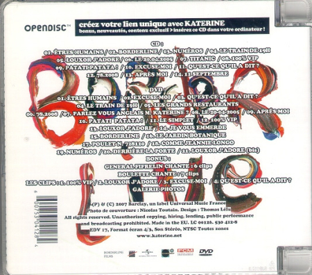 Katerine - Border Live + Studio Live (CD) [1]