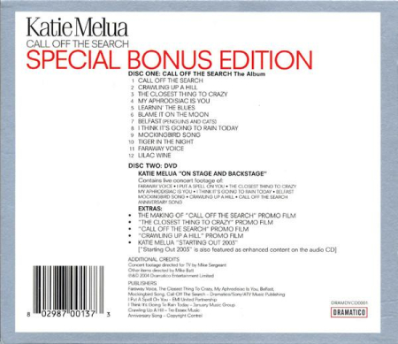 Katie Melua - Call Off The Search (CD) [1]