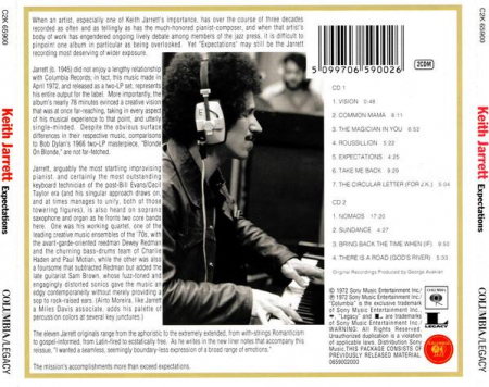 Keith Jarrett - Expectations, (CD) [1]