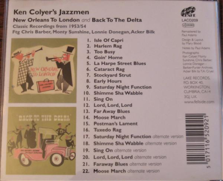 Ken Colyer's Jazzmen - New Orleans To London / Back To The Delta [1]