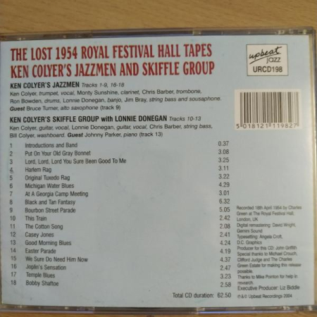 Ken Colyer's Jazzmen - The Lost 1954 Royal Festival Hall Tapes [1]