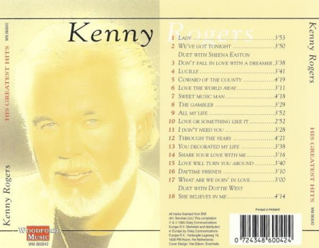 Kenny Rogers - His Greatest Hits [1]