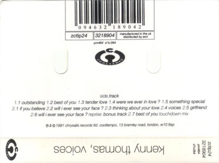 Kenny Thomas - Voices (Caseta Audio) [1]