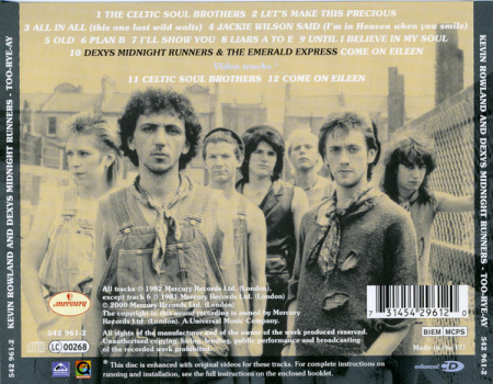 Kevin Rowland - Too-Rye-Ay (CD) [1]