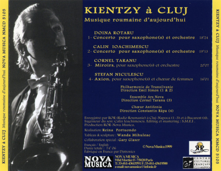 Kientzy* – À Cluj (Musique Roumaine D'aujourd'hui) (CD) [1]