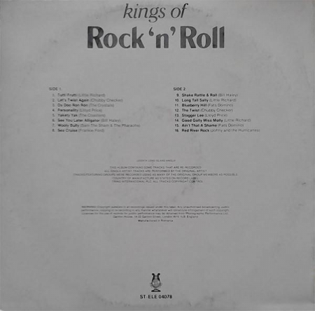 Kings Of Rock'n Roll, (Disc Vinil) [1]