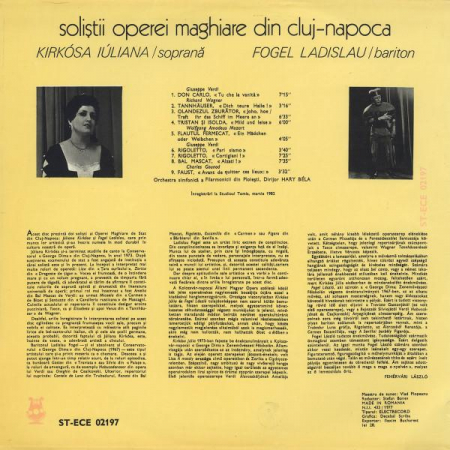 Kirkósa Iúliana - Soliștii Operei Maghiare Din Cluj-napoca, (Disc Vinil) [1]