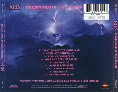 Kiss - Creatures Of The Night (CD) [1]