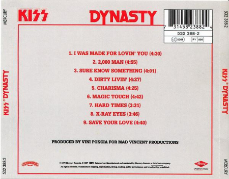 Kiss - Dynasty [1]