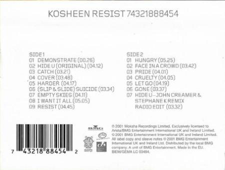 Kosheen - Resist (Caseta Audio) [1]