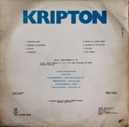 Krypton - 30 Minute (Disc Vinil) [1]