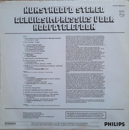 Kunsthoofd Stereo - Geluidsimpressies voor hoofdtelefoon (Disc Vinil) [1]