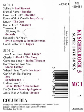 Kuschelrock 3 (Caseta Audio) [1]