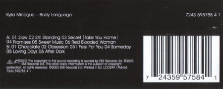 Kylie Minogue - Body Language [1]