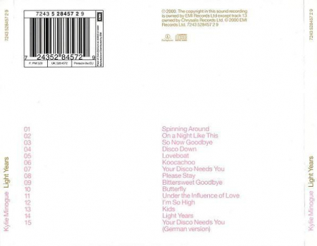 Kylie Minogue - Light Years , (CD) [1]