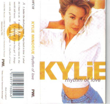 Kylie Minogue - Rhythm Of Love , (Casetă Audio) [0]