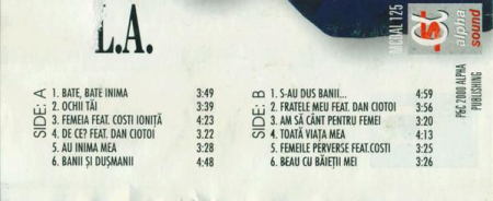 L.A. - L.A., (Casetă Audio) [1]