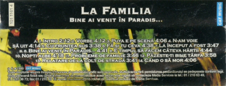 La Familia - Bine Ai Venit În Paradis..., (Casetă Audio) [1]