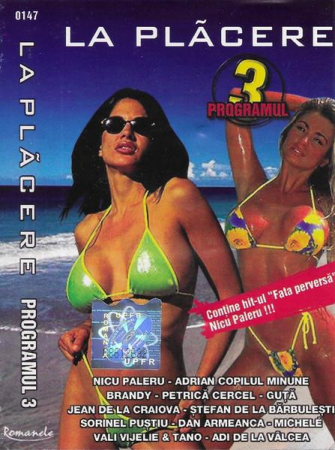 Manele - La Plãcere Programul 3, (Casetă Audio)