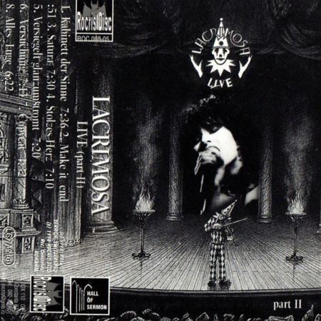 Casete audio - Lacrimosa - Live Part 2 (Casetă Audio)