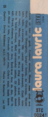 Laura Lavric - Mi-e Drag Unde M-am Născut (Caseta Audio) [1]