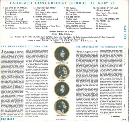 Laureații Concursului "Cerbul De Aur" 1970 [1]