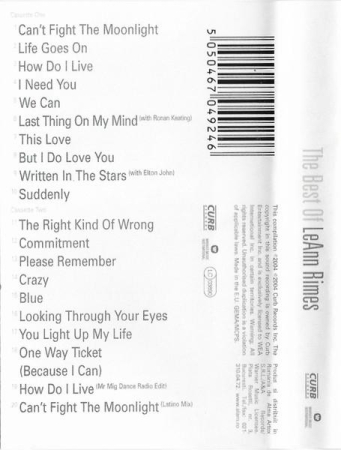 LeAnn Rimes - The Best Of LeAnn Rimes (Caseta Audio) [1]