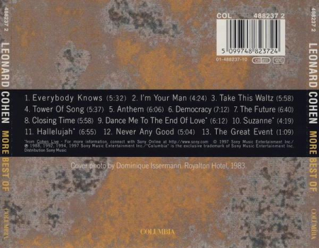 Leonard Cohen - More Best Of, (CD) [1]