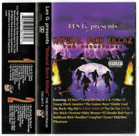 Casete audio - Les G - "Natural Born Killaz" The Soundtrack, (Casetă Audio)