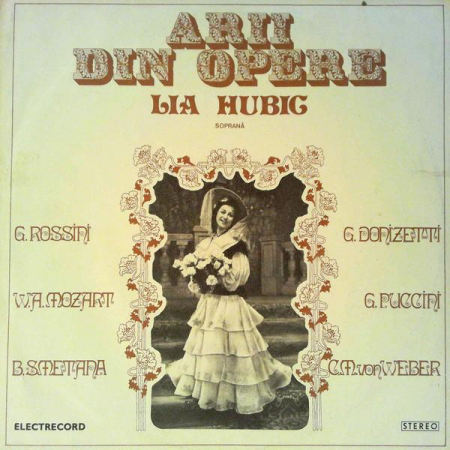 Muzică Clasică - Lia Hubic - Arii Din Opere, (Disc Vinil)