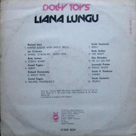 Liana Lungu - Dolly Toys, (Disc Vinil) [1]