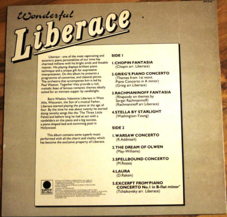 Liberace - Wonderful Liberace (Disc Vinil) [1]