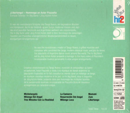 Libertango! - Hommage An Astor Piazzolla (CD) [1]