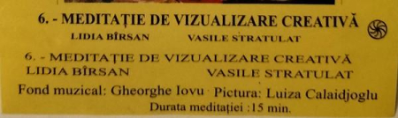 Lidia Bârsan - 6. Meditație de vizualizare creativă (Caseta Audio) [1]