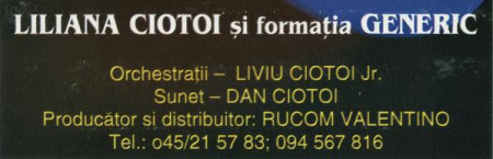 Liliana Ciotoi - Inelul, (Casetă Audio) [1]