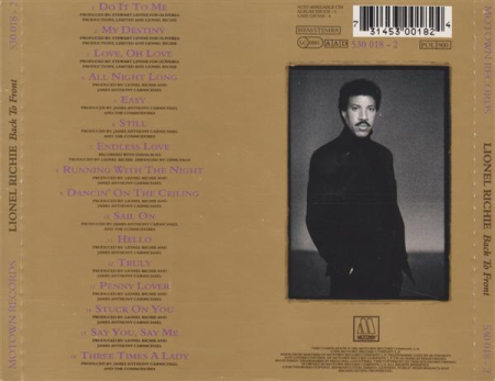 Lionel Richie - Back To Front (CD) [1]