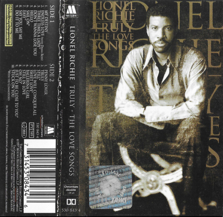 Casete audio - Lionel Richie – Truly - The Love Songs (CASETA)