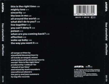 Lisa Stansfield - Affection , (CD) [1]