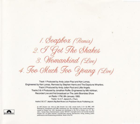 Little Angels - Soapbox (CD) [1]