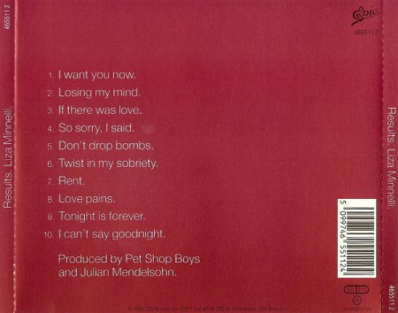 Liza Minnelli - Results , (CD) [1]